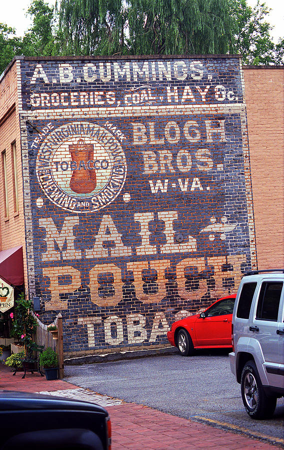 Jonesborough, Tennessee Ghost Mural 2008 Photograph by Frank Romeo