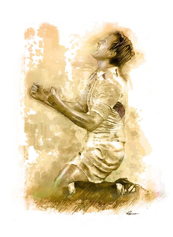 World Cup Painting - Jonny Wilkinson by James Robinson