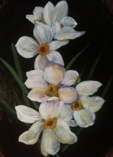 Flower Painting - Jonquils from Ann Jones by Joseph Baker