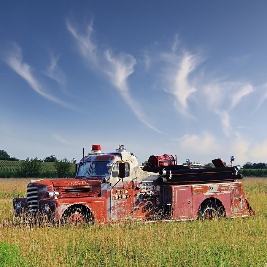 Joplin Fire Truck Photograph by Christopher McKenzie