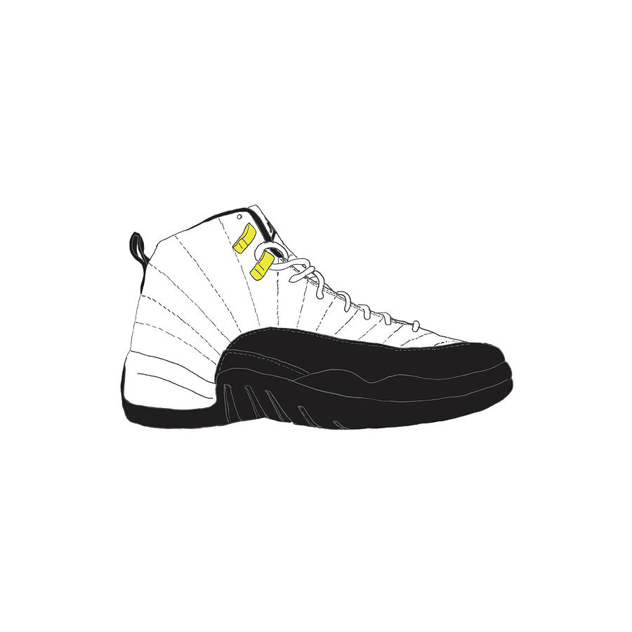 How To Draw Jordans 12