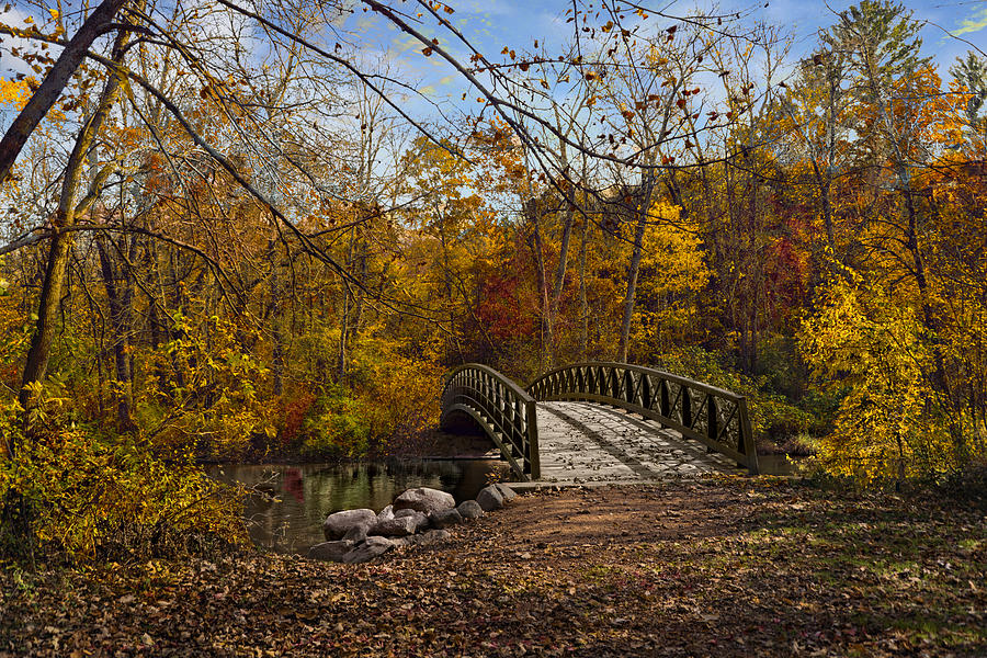 Jordan Park Bridge Photograph by Judy Johnson - Fine Art America