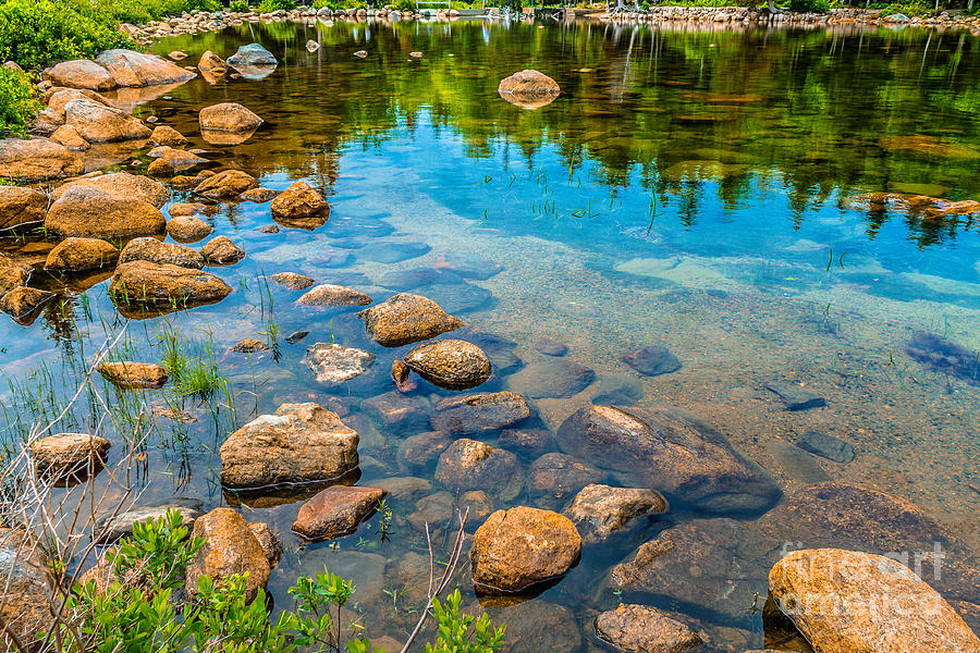 Acadia National Park Photograph - Jordan pond - Acadia National Park 1 by Claudia M Photography