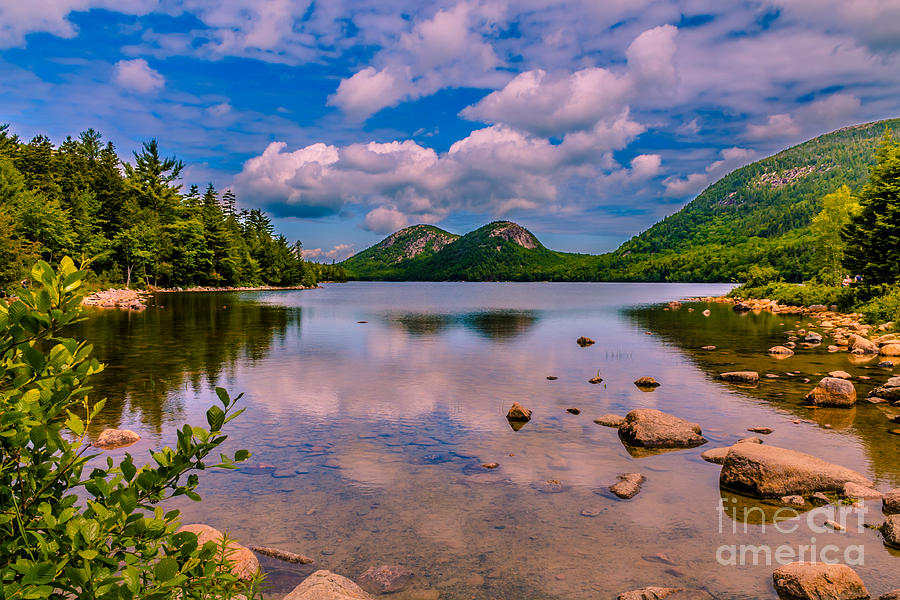 Jordan pond - Acadia National Park Photograph by Claudia M Photography