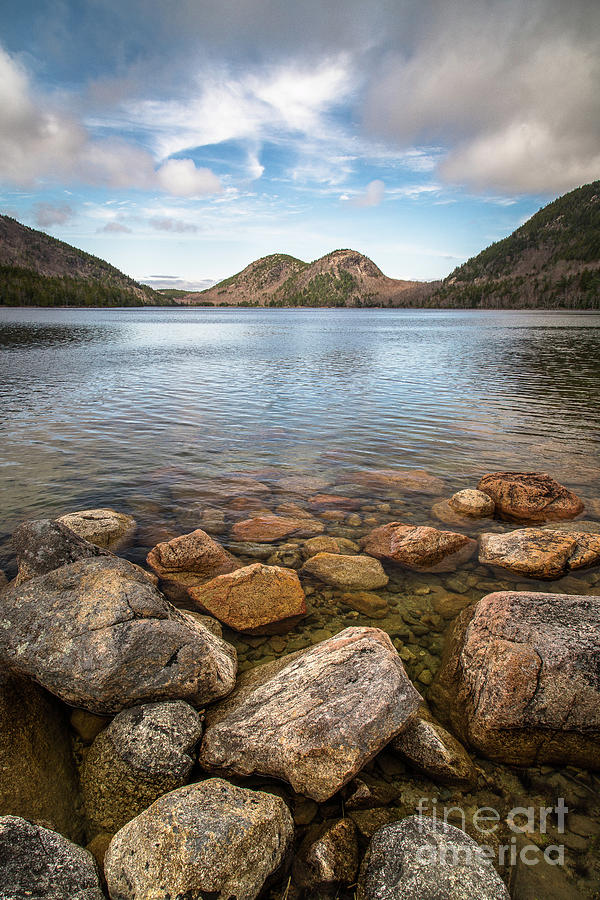 Jordan Pond and the Bubbles Photograph by Benjamin Williamson