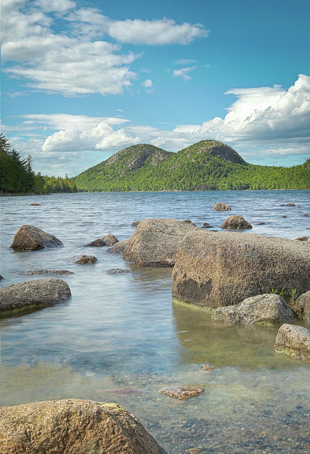 Jordan Pond and the Bubbles Photograph by Brian Caldwell