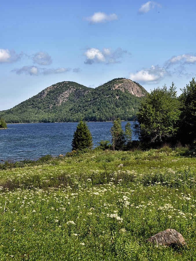 Jordan Pond - from Jordan Pond House - Maine Photograph by Brendan Reals