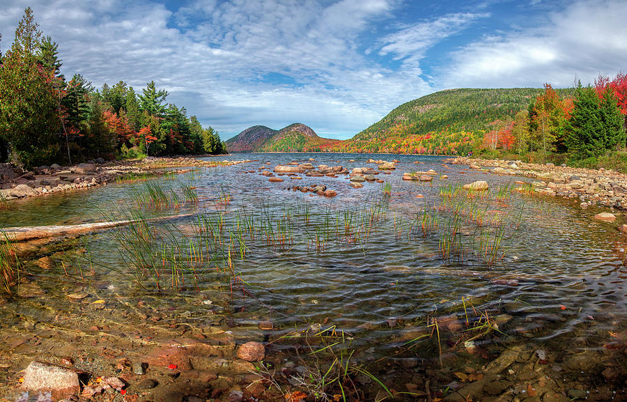 Acadia National Park Photograph - Jordan Pond by Mark Papke
