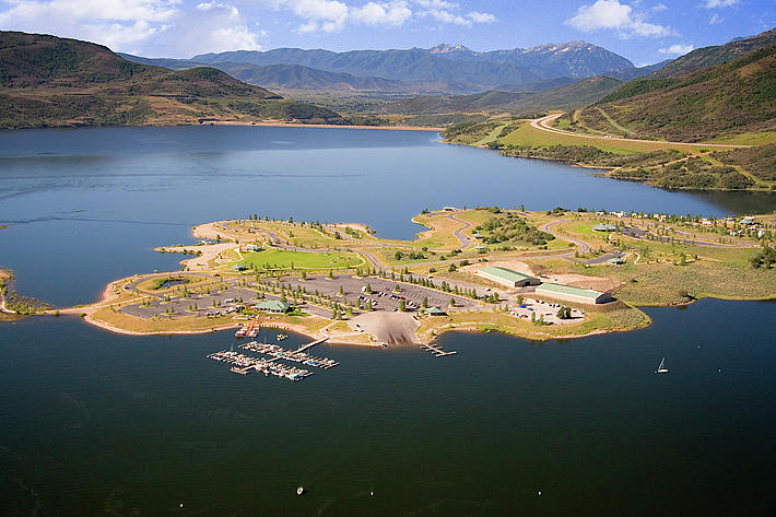 Summer Photograph - Jordanelle Reservoir Utah by Douglas Pulsipher