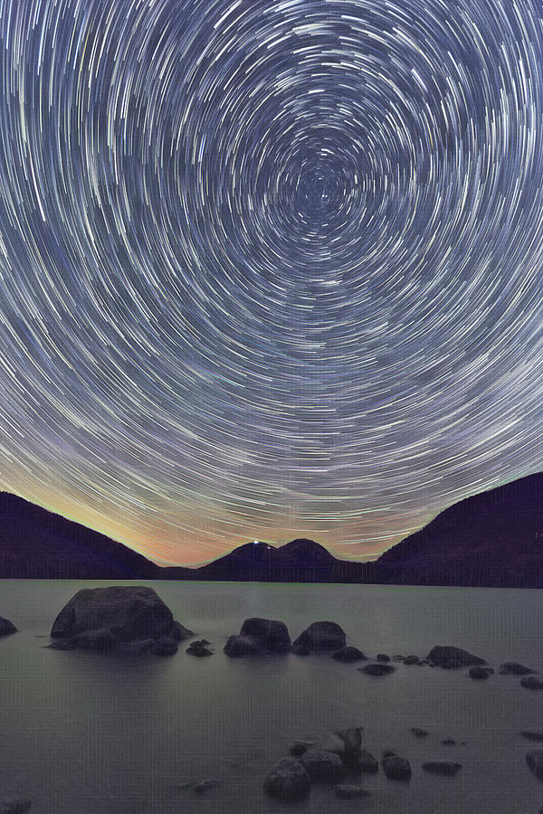 Jordon Pond Star Trails by Natalie Rotman Cote Jordon Pond Star Trails by Natalie Rotman Cote