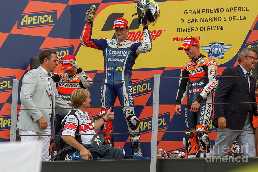 Jorge Lorenzo and Wayne Rainey Photograph by Ara Ashjian - Fine Art America