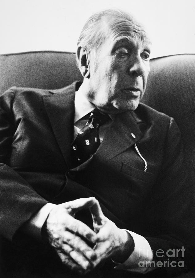 Jorge Luis Borges Photograph by Granger