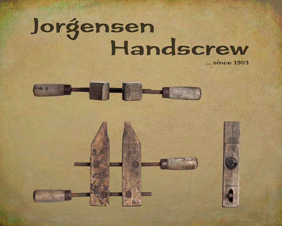 Tool Photograph - Jorgensen Handscrew by Tom Mc Nemar