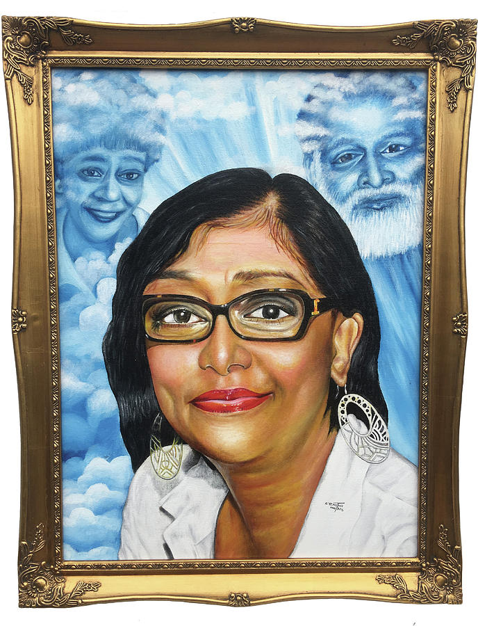 Josanne of Trinidad Painting by O Yemi Tubi