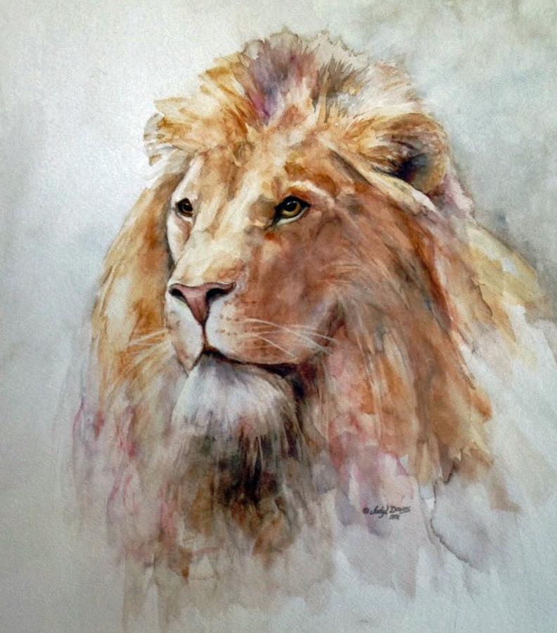 Wildlife Painting - Josef by Judy Downs