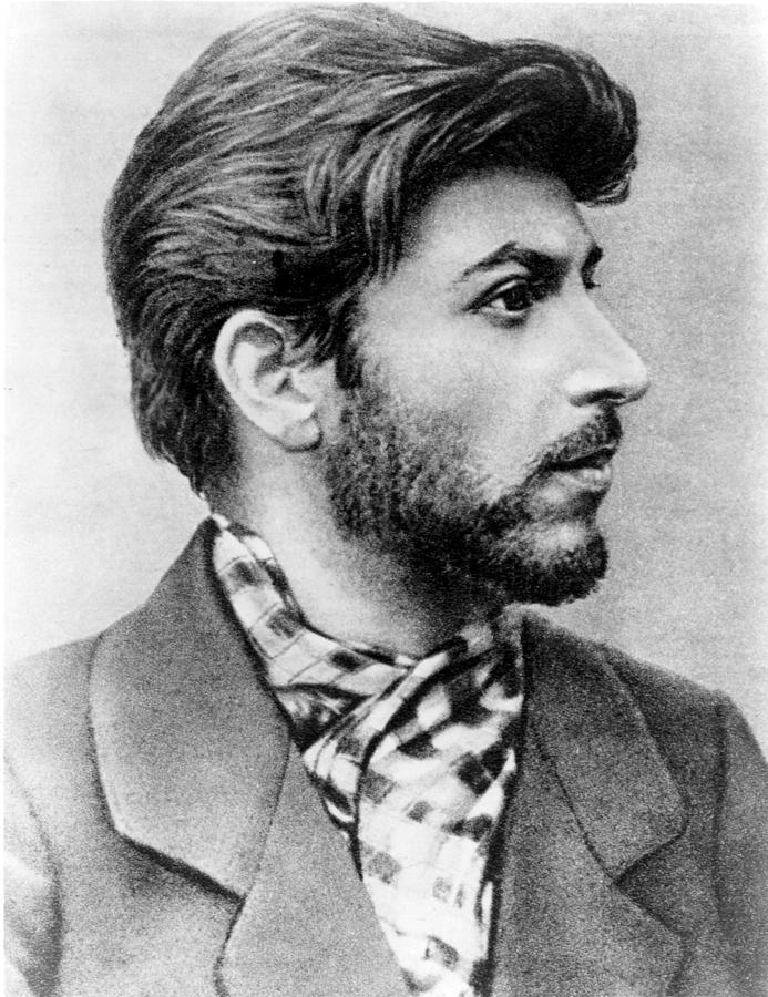 Portrait Photograph - Josef Stalin As A Young Revolutionary by Everett