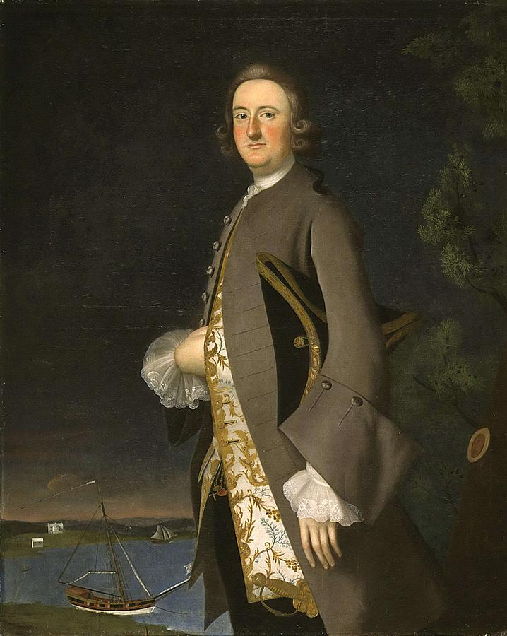 Joseph B. Blackburn - Portrait Of Captain John Pigott Painting