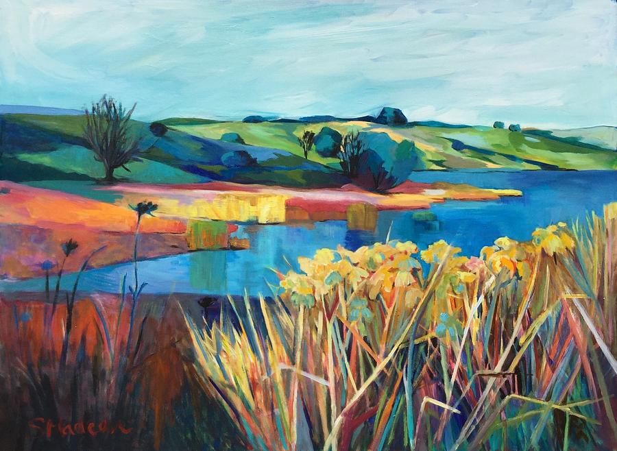 Joseph Grant Wetland Painting by Stephanie Maclean