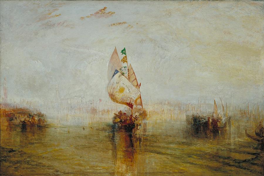 Joseph Mallord William Turner - The Sun of Venice Going to Sea Painting by Celestial Images