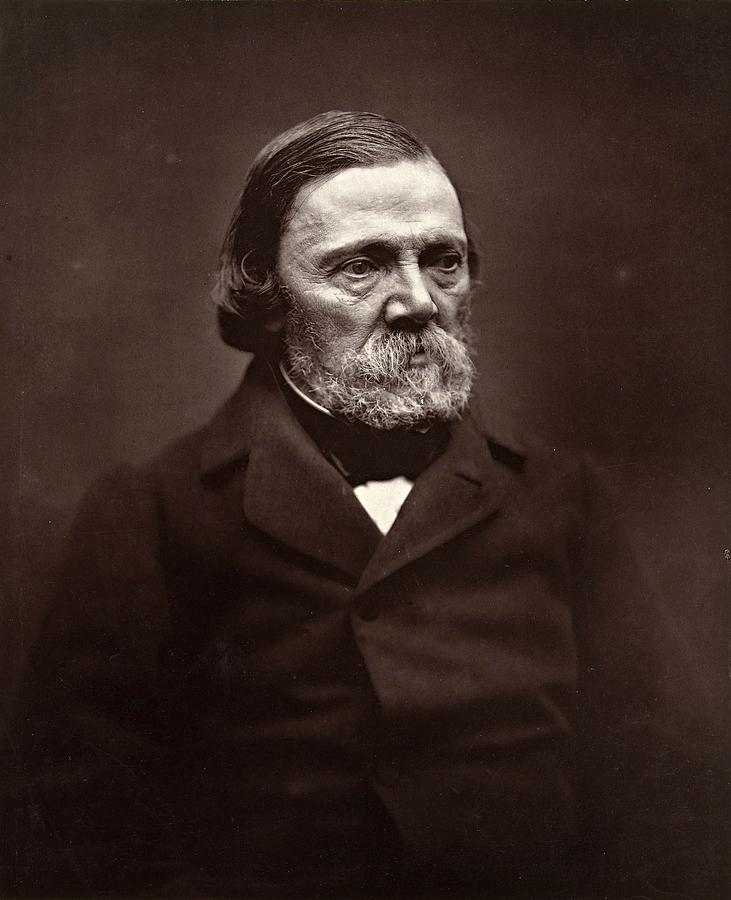 Joseph Mery, portrait, ca. 1870 Photograph by Vincent Monozlay