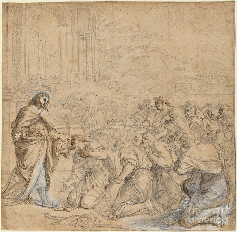 Joseph Revealing Himself To His Brothers In Egypt Drawing by Studio Of ...