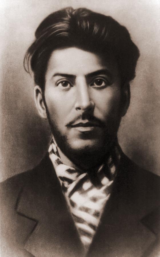 Portrait Photograph - Joseph Stalin 1879-1953, In An Early by Everett