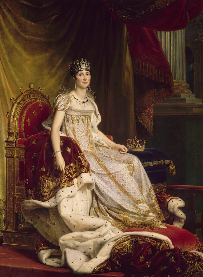 Josephine in Coronation Costume Painting by Francois Gerard