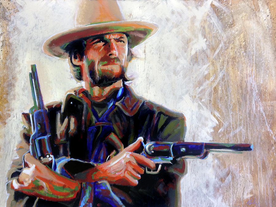Clint Eastwood Painting - Josey Wales by Steve Gamba