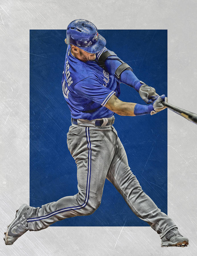 Josh Donaldson Toronto Blue Jays Art 2 Mixed Media by Joe Hamilton