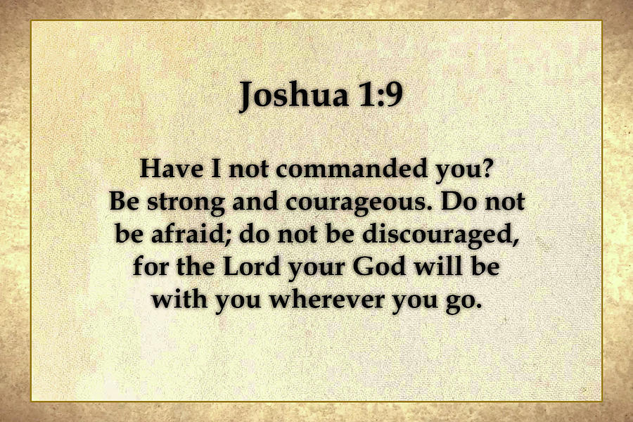 Joshua 1:9 Niv