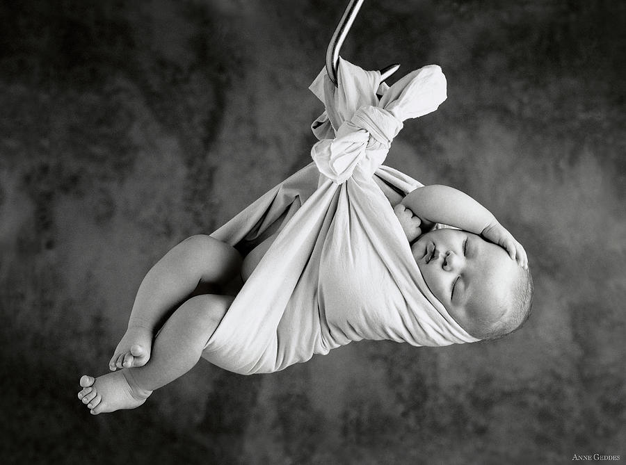 Black And White Photograph - Joshua by Anne Geddes