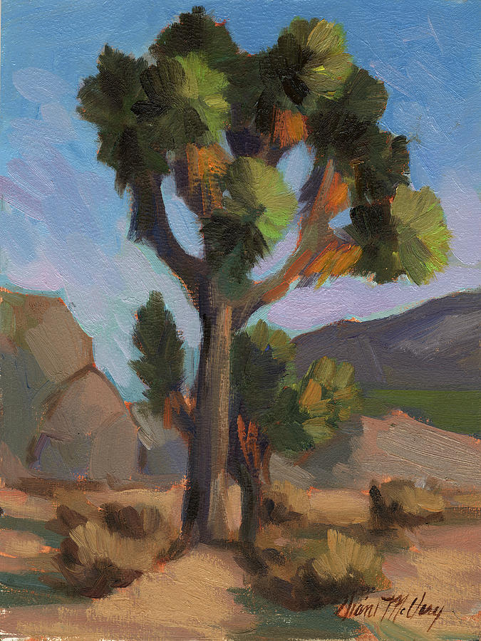Joshua Tree 2 Painting by Diane McClary