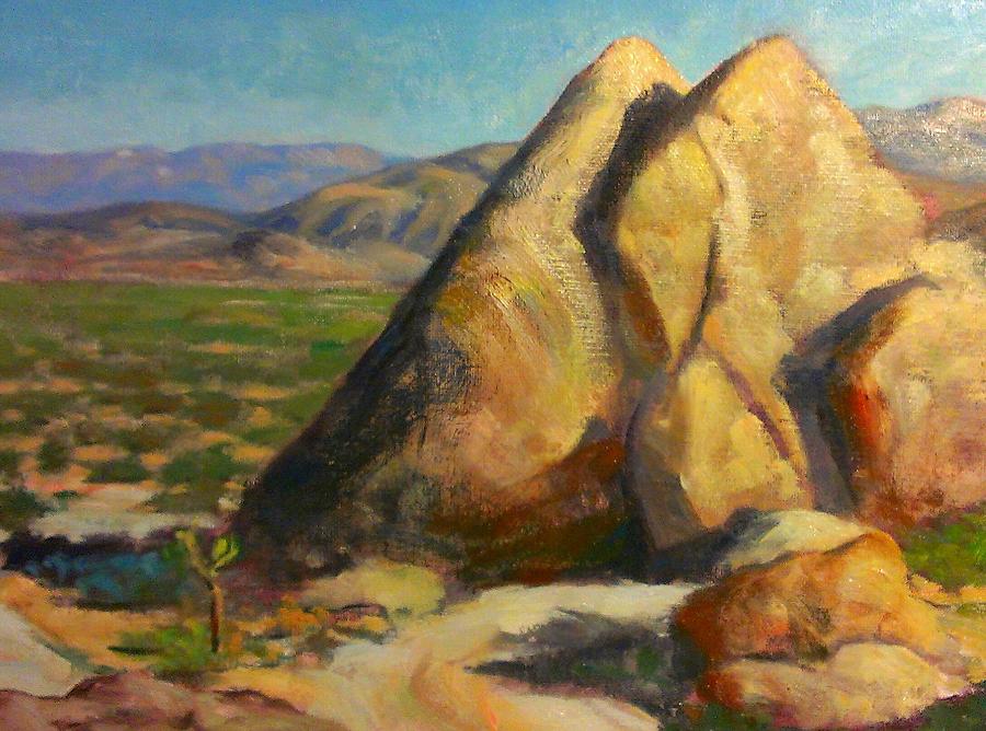 Joshua Tree Painting - Joshua Tree Boulders by Kevin Yuen Joshua Tree Painting - Joshua Tree Boulders by Kevin Yuen