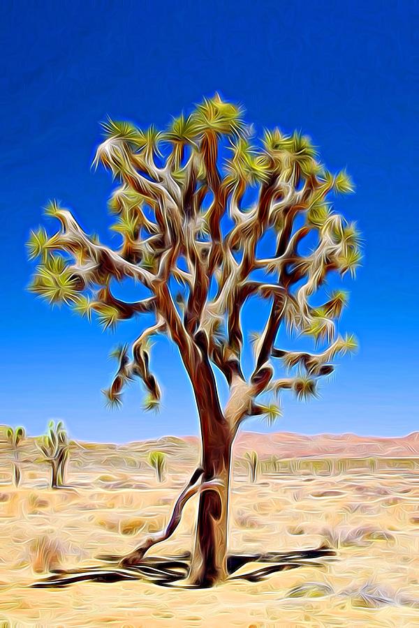Joshua Tree light Digital Art by Jeff Iverson
