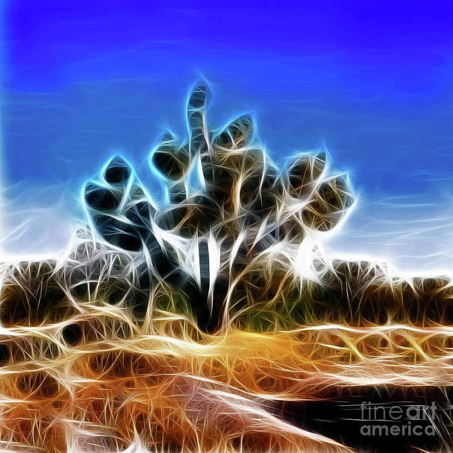 Abstract Painting - Joshua Tree by Two Hivelys