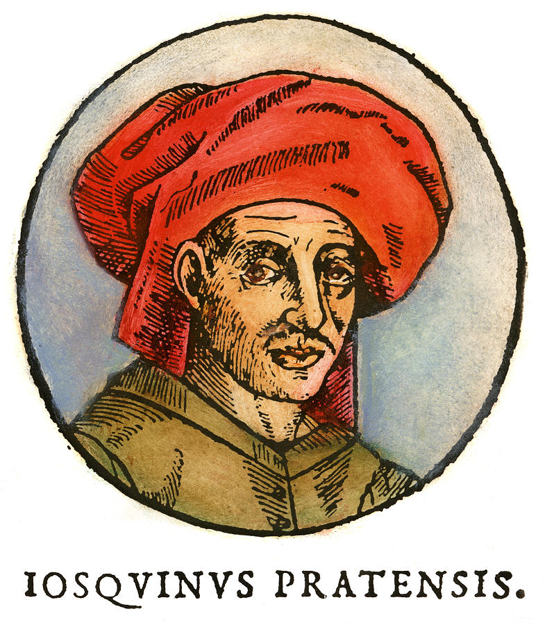 Josquin Des Prez, c1440-1521 Drawing by Granger