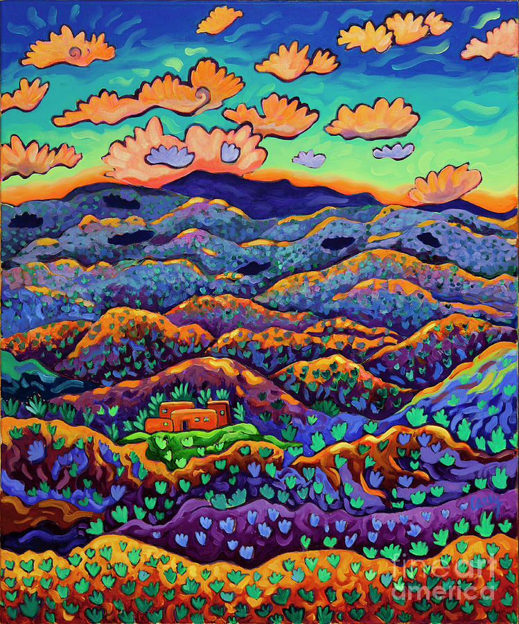 Journey of the Clouds Painting by Cathy Carey