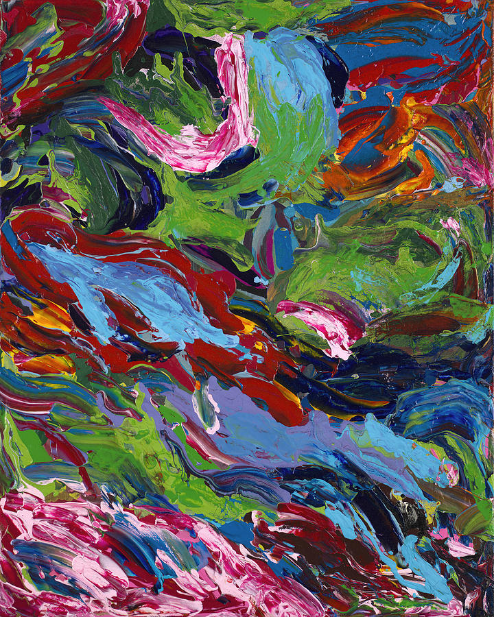 Abstract Painting - Journey of the Colors by Megan Morris Collection