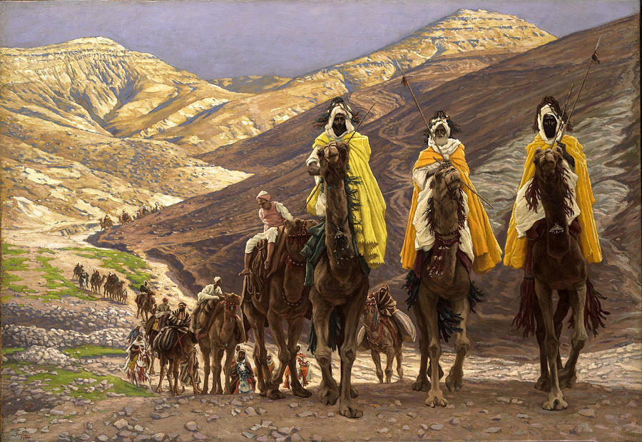 James Jacques Joseph Tissot Painting - Journey of the Magi by James Jacques Joseph Tissot