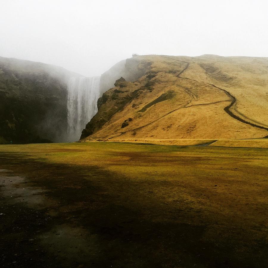 Landscape Photograph - Journey to Skogafoss by Meaghan Dowdle