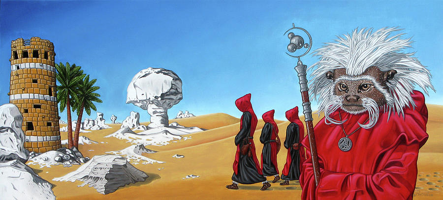 Journey to the White Desert Painting by Paxton Mobley