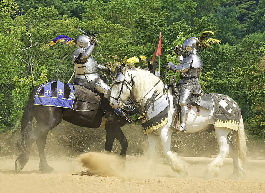 Jousting Photograph by JR Harke Photography