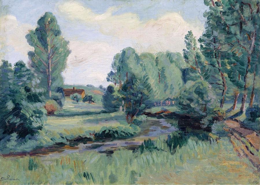 Jouy Painting by Armand Guillaumin