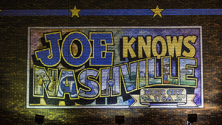 Nashville Photograph - Joe Knows Nashville by Stephen Stookey