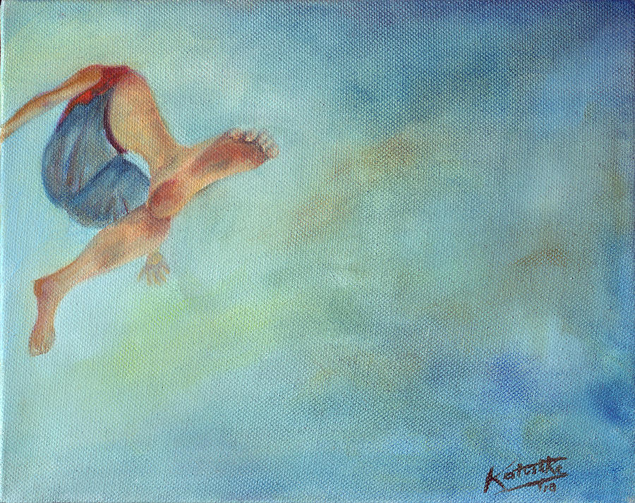 Boy Painting - Joy Again by Katushka Millones