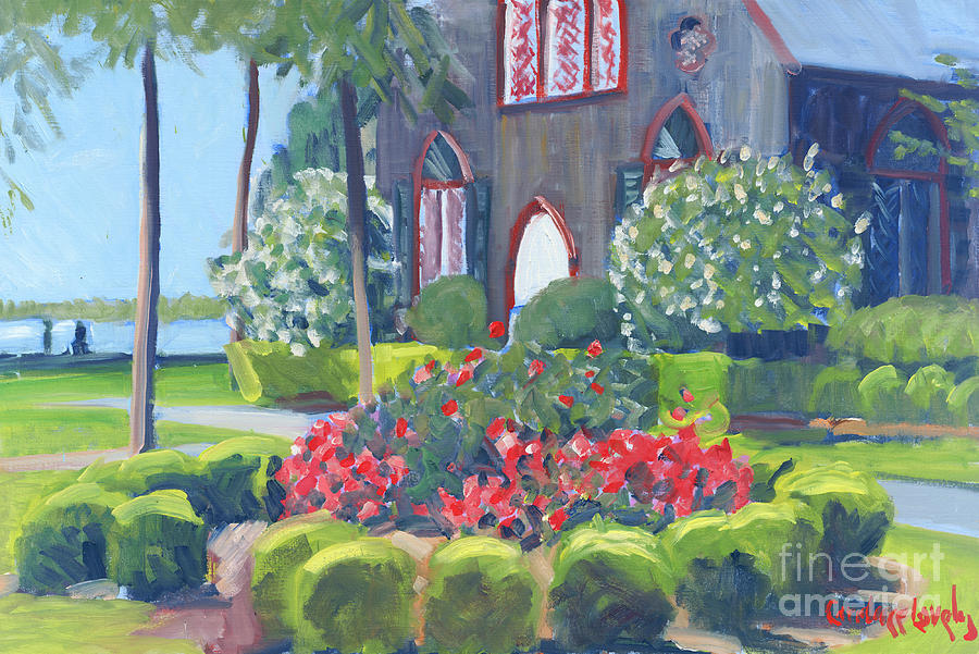 Joy at the Church of the Cross Painting by Candace Lovely