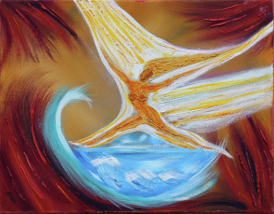 Abstract Painting - Joy from Grace by David King Johnson