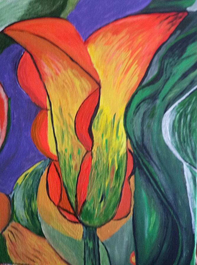 Joy In A Tulip Painting