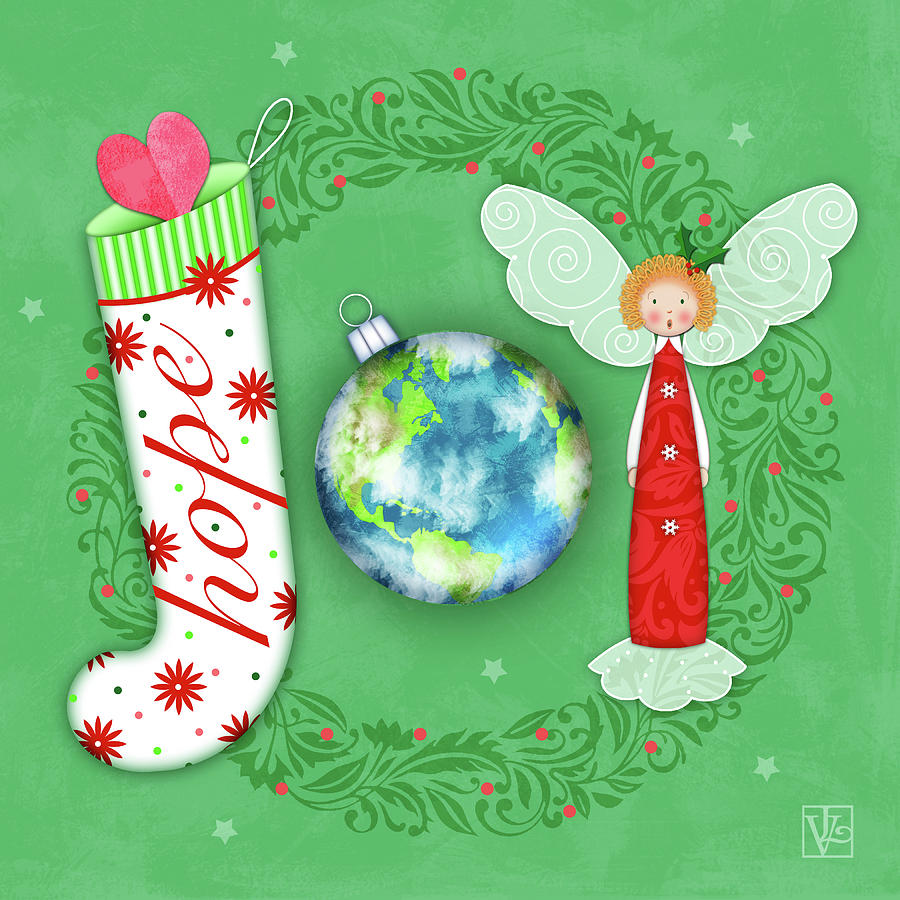 Joy of Christmas Digital Art by Valerie Drake Lesiak