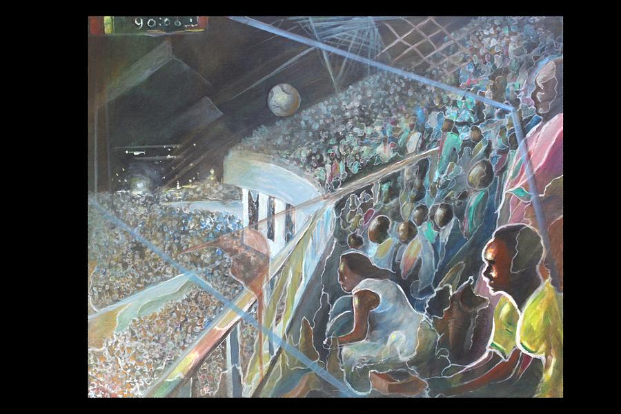 Joy of football Painting by John Edwe